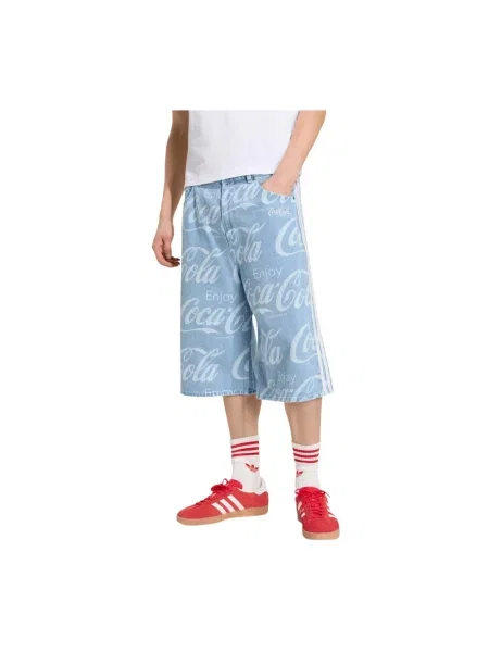 Szorty adidas x Coca Cola Classic Sport Denim Short Indigo Denim 30 niebieskie