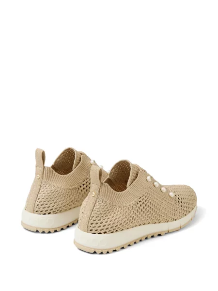 Sneakerși Jimmy Choo cu perle
