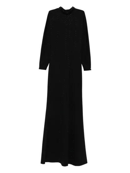 Rochie maxi Nissa lungă de costum negru