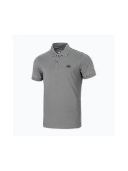 Футболка поло Pitbull Polo Jersey Small Logo grey сіре