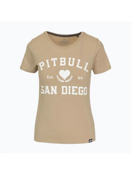 Pitbull Love PB sand дамска тениска бежово
