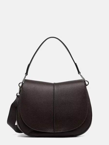 Gianni Chiarini geantă crossbody pentru femei din piele HELENA ROUND maro