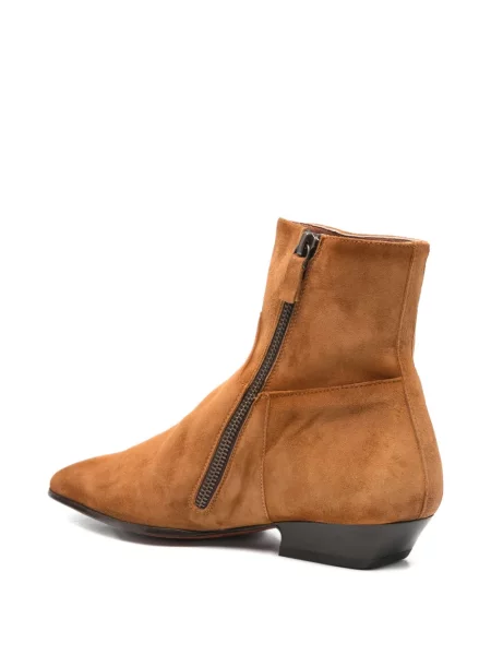 Botine Alexander Hotto din piele de căprioară maro