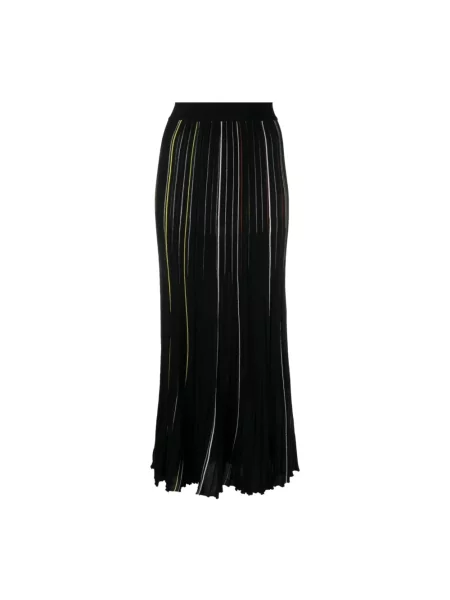 Spódnica Sonia Rykiel w paski z paskiem czarna