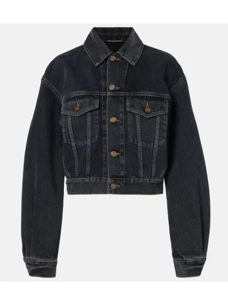 Geacă de blugi Saint Laurent negru