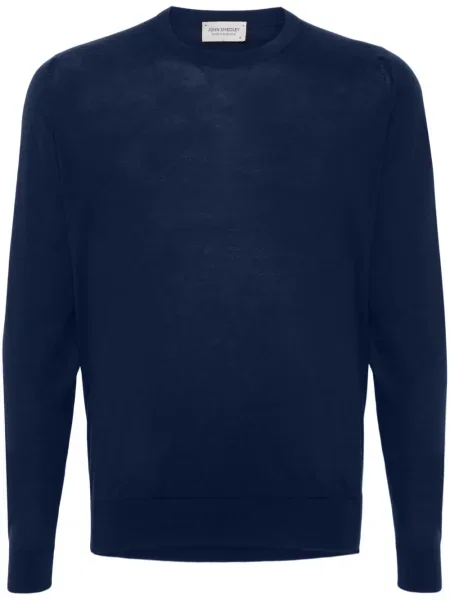 Pulover John Smedley albastru