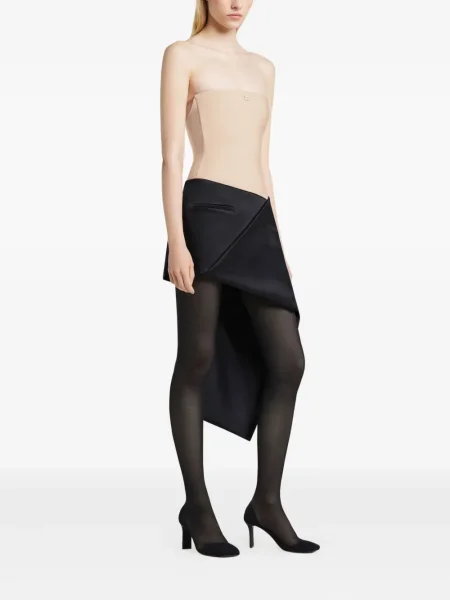 Body Courreges bez ramiączek