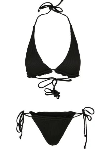 Urban Classics Costum de baie două piese negru