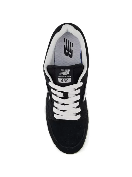 Sneakers New Balance με κορδόνια σουέντ μαύρο