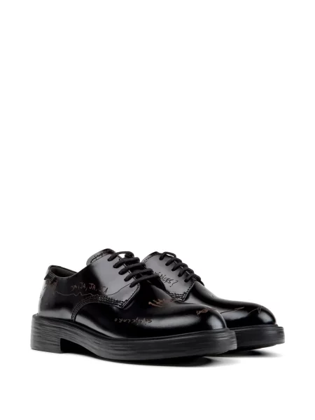 Oxford Camper din piele negru
