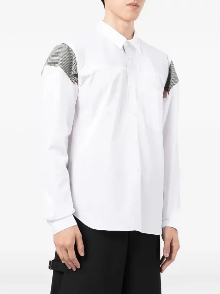 Πουκάμισο Comme Des Garçons Homme Plus houndstooth λευκό
