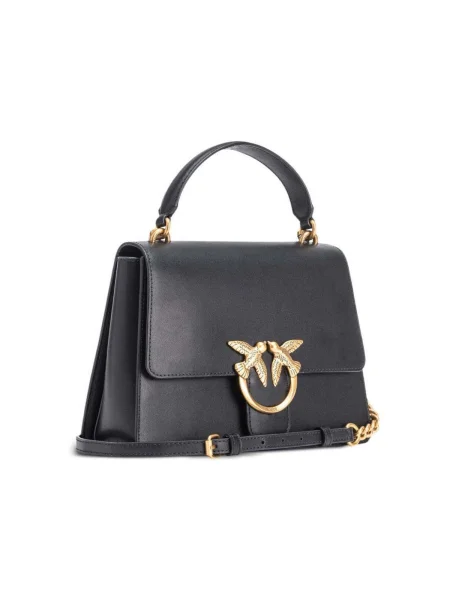 Rucsac Pinko din piele negru