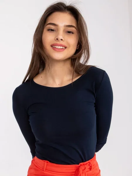 Bluză Fashionhunters albastru