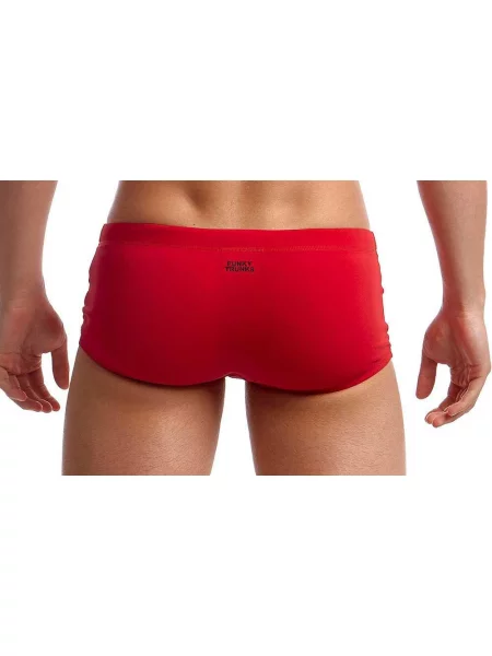 Kąpielówki Funky Trunks STILL RED trunki sidewinder czarne