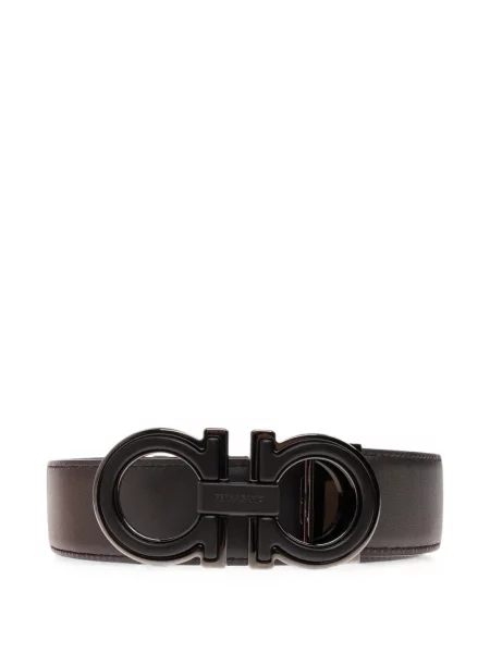 Cu centură reversibil curea Ferragamo maro