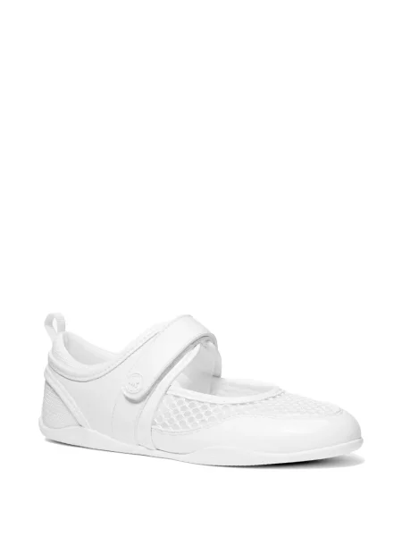 Sneakerși Michael Kors cu bretele alb