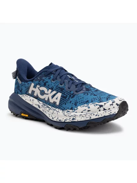 Дамски обувки за бягане HOKA Speedgoat 6 GTX midnight blue/alpine blue синьо