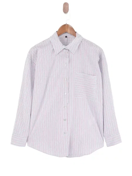 Trendyol Bluză deschis / magenta albastru