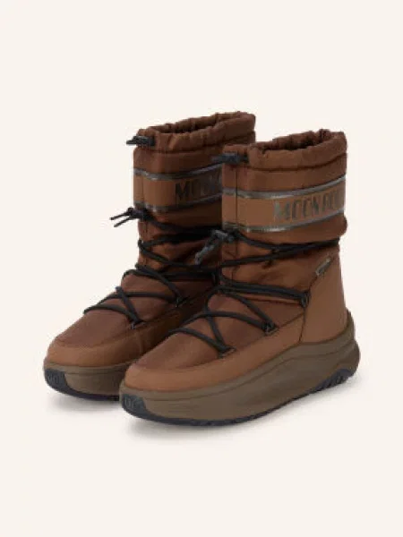 Kotníkové boty Moon Boot hnědé