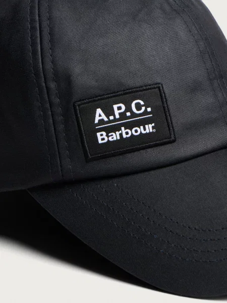 Czapka z daszkiem Barbour granatowa