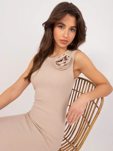 Rochie Fashionhunters de costum bej