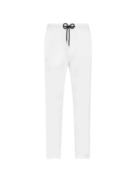 Pantaloni Vilebrequin stretch cu cordon alb