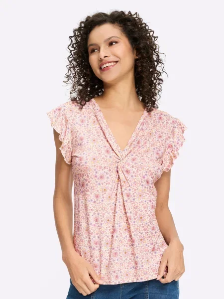 Heine Tricou lila roz