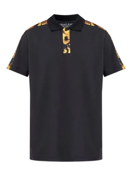 Polo Versace Jeans Couture cu imagine negru