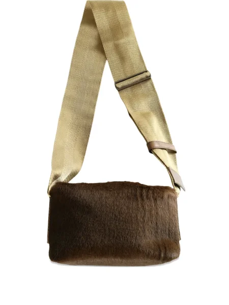 Geanta de piele Uma Wang din piele maro