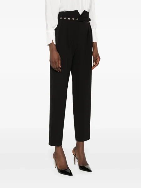 Pantaloni Nissa plisate negru
