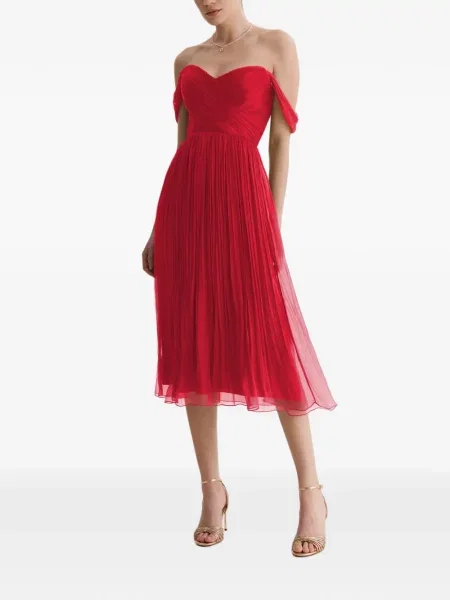 Rochie midi Framboise roșu