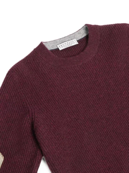 Sweter dziecięcy Brunello Cucinelli czerwony