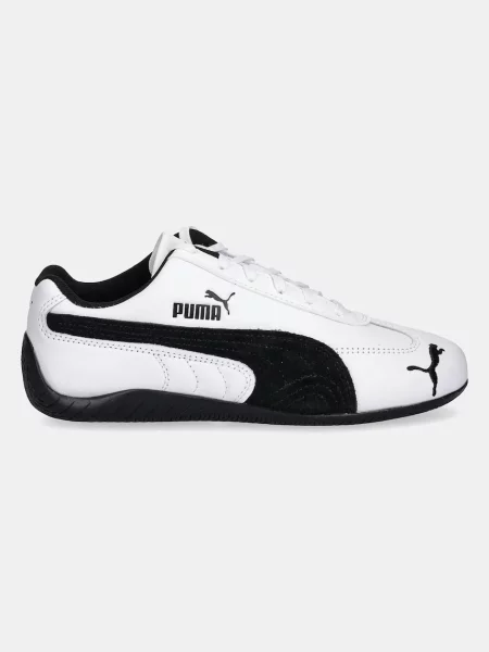 Puma Usnjene superge Speedcat LTHR bela