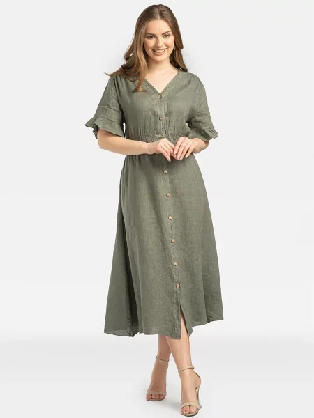 Rochie midi Perso verde