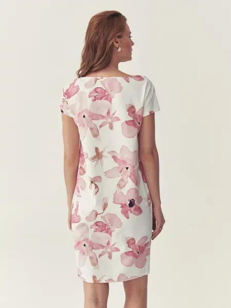 TATUUM Rochie murdar alb