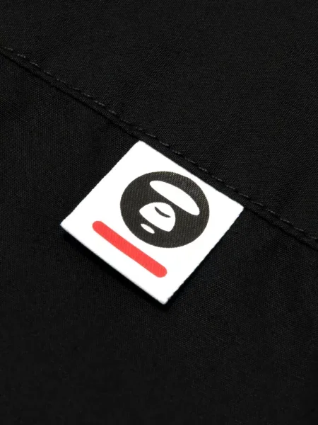 Krátká košile Aape By *a Bathing Ape® s autogramem černá
