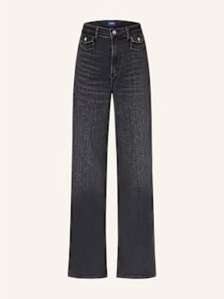 Citizens Of Humanity Jeansy Wide Leg Issy schwarz czarne