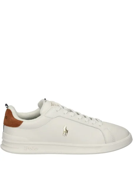 Sneakerși Polo Ralph Lauren cu șireturi din dantelă cu autograf albastru