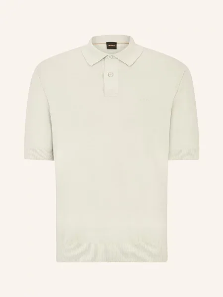 Koszulka polo o kroju regular fit z wyhaftowanym logo model ‘Asac’ Boss granatowe