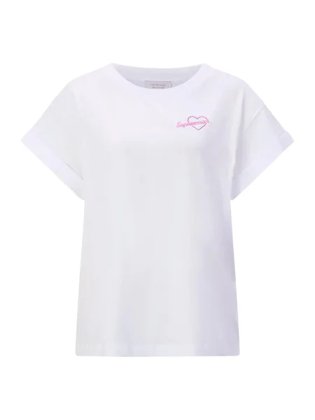 Rich & Royal Tricou roz alb