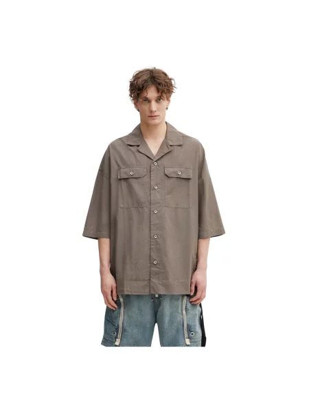 Rick Owens DRKSHDW Magnum Tommy koszula safari brązowa