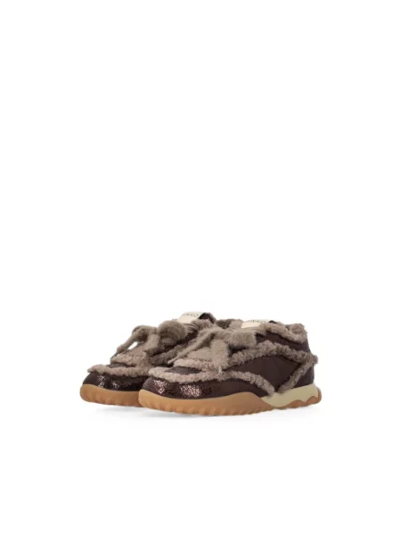 Sneakersy Pinko brązowe