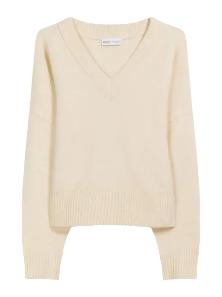 Bershka Pulover ecru