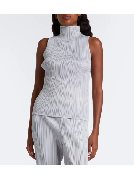 Top Pleats Please Issey Miyake gri