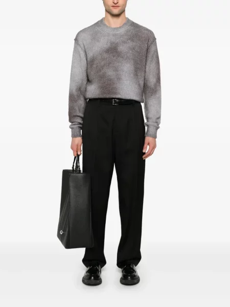Pantaloni Golden Goose de lână negru
