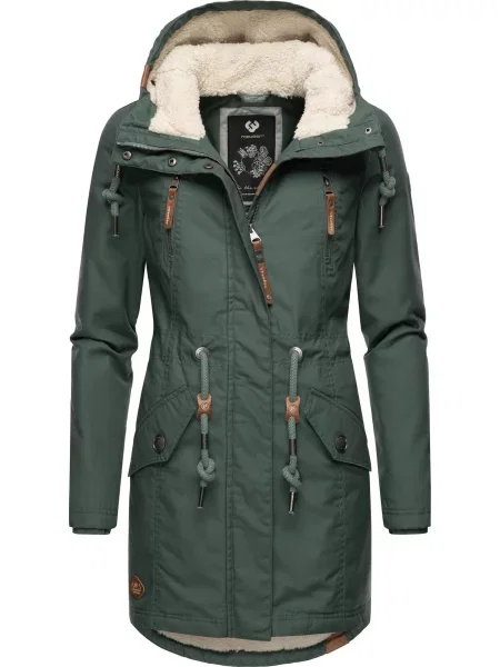 Geacă parka Ragwear verde