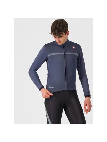 Kurtka Castelli Estremo 2 GORE-TEX Windstopper ciemny stalowoniebieski S niebieska