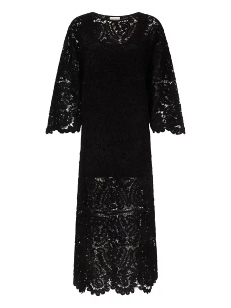 Rochie midi Loulou De Saison până la genunchi de costum negru