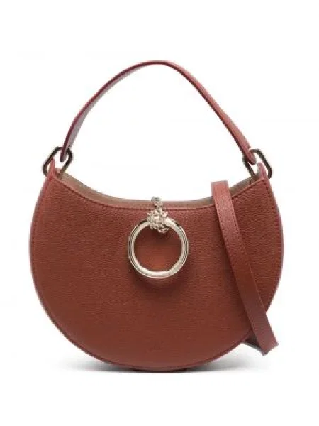 Geantă shopper Chloé din piele maro