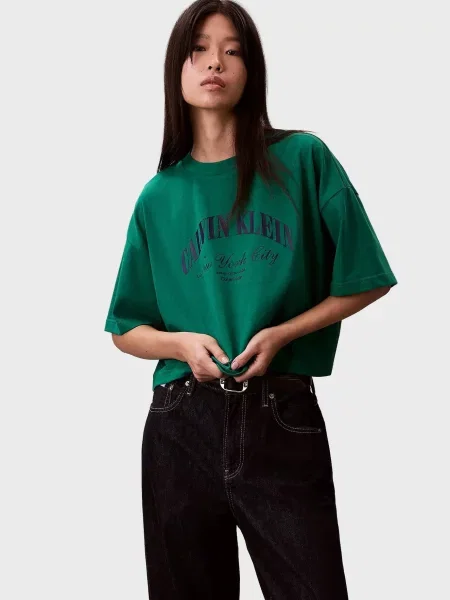 Футболка Calvin Klein Jeans зелена